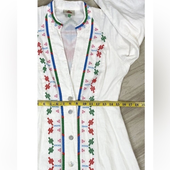 🛑SOLD🛑Farm Rio white embroidered linen maxi - rare - Picture 4 of 4